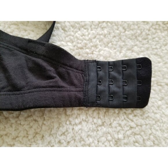 FRUIT OF THE LOOM Black Lightly Lined & Padded, Underwire T-Shirt Bra, US 38DD - Picture 4 of 5